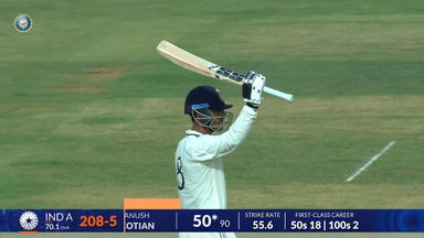 IND A vs AUS A 2026, 1st Test: Tanush Kotian's 69(138) stabilises India A