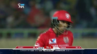 M43: MI vs KXIP – Wriddhiman Saha Six