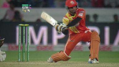M7: KKR vs LIO –  Mohammad Hafeez Wicket