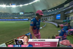 M43: RR vs RCB – Chris Morris Wicket