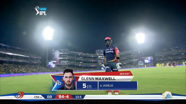 M52: DD vs CSK – Glenn Maxwell Wicket