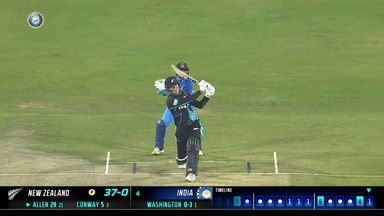 IND vs NZ 2023, 1ST T20I: Finn Allen Six