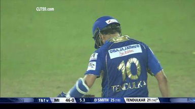 M22: MI vs T&T –  Sachin Tendulkar Six