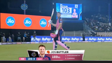 M30: RR vs KKR – Jos Buttler Wicket