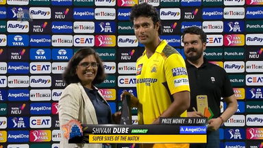 M22: CSK vs KKR – AngelOne Super 6 of the Match – Shivam Dube