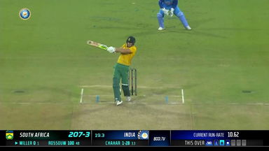 IND vs SA 2022, 3RD T20I: David Miller  Six
