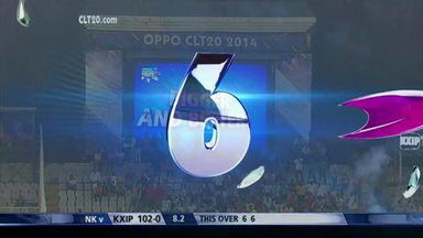 M13: KXIP vs NK –  Manan Vohra Six