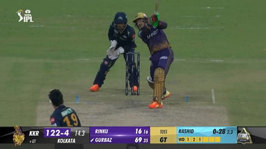 M39: KKR vs GT –  Rahmanullah Gurbaz  Six