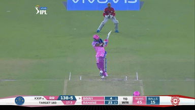 M32: KXIP vs RR – Stuart Binny Six