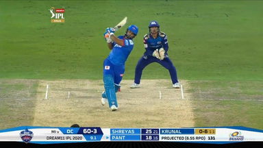 Final: MI vs DC – Rishabh Pant Six