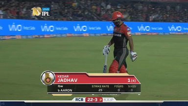 M8: KXIP vs RCB – Kedar Jadhav Wicket