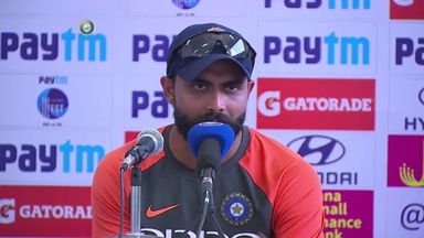 I dedicate my hundred to my late mother: Jadeja