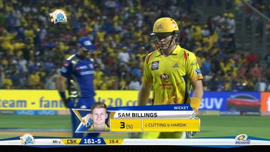 M27: CSK vs MI –  Sam Billings Wicket