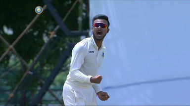 Pradipta Pramanik's 4/65 against Madhya Pradesh