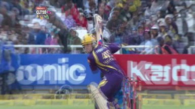 M16: KKR vs TTN – Brendon McCullum six