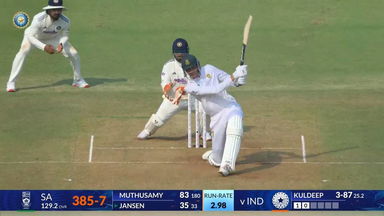 IND vs SA 2025, 2nd Test: Marco Jansen Six
