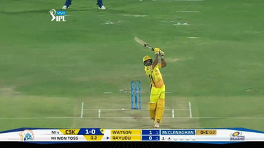 M27: CSK vs MI –  Ambati Rayudu Six