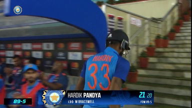 IND vs NZ 2023, 1ST T20I: Hardik Pandya  Wicket