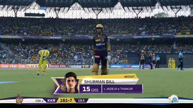 M29: KKR vs CSK – Shubman Gill Wicket