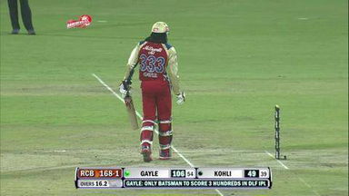 Match 67 RCB vs DD – Gayle's 10th Six