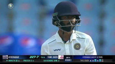 Ranji Trophy  2022/23, Hyderabad vs Tamil Nadu Day 4: Match Highlights