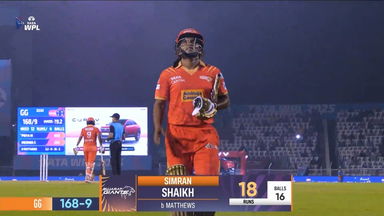 Wicket: Match 19, Mumbai Indians vs Gujarat Giants, WPL 2025: Simran Shaikh Wicket