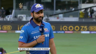 M39: RCB vs MI  – Toss