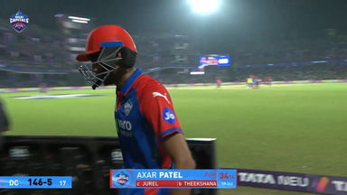 IPL 2025 M32: DC vs RR - Axar Patel Wicket