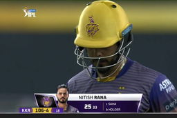 M49: KKR vs SRH – Nitish Rana Wicket