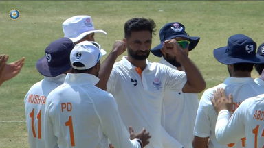 Ranji Trophy 2025-26 Final, Karnataka vs J & K: Karnataka 1st Innings Fall of Wickets