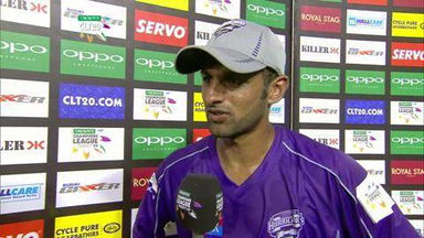 CLT20 2014 M16: HOB vs BT  –   Interview – Shoaib Malik