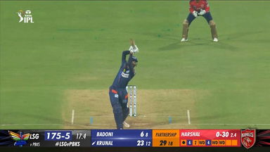 M11: LSG vs PBKS – Krunal Pandya Six
