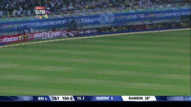 CLT20 2013 M2: BRI vs T&T   –  Man Of The Match – Denesh Ramdin