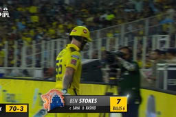 M01: GT vs CSK  – Ben Stokes Wicket