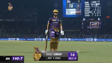 M56: KKR vs RR – Rinku Singh Wicket