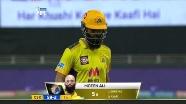 M50: DC vs CSK – Moeen Ali Wicket