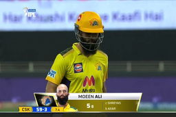 M50: DC vs CSK – Moeen Ali Wicket