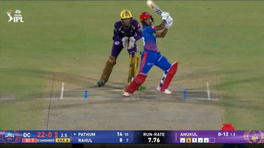 IPL 2026 M51: DC vs KKR - Pathum Nissanka Six