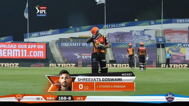Q2: DC vs SRH – Shreevats Goswami Wicket