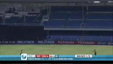 ICC CWC U19: India v PNG, Highlights