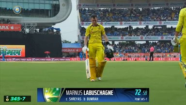 IND vs AUS 2023-24, 3RD ODI: Marnus Labuschagne Wicket