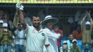 India vs NZ 2016, 3rd Test: C Pujara's 101*