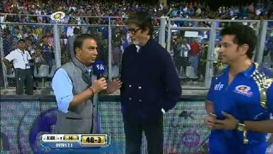 M51: MI vs KKR – Three legends in one frame - Tendulkar, Gavaskar and Amitabh Bachchan