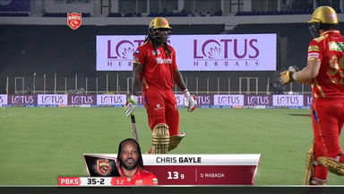 M29: PBKS vs DC – Chris Gayle Wicket