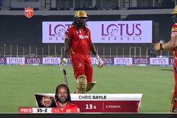 M29: PBKS vs DC – Chris Gayle Wicket