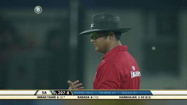 2ND ODI: IND vs SA – Imran Tahir Six