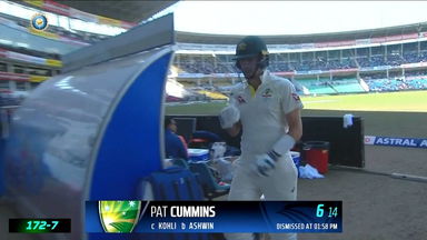 IND vs  AUS 2023, 1ST Test: Pat Cummins  Wicket