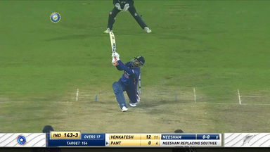 IND vs NZ 2021, 2ND T20I : Rishabh Pant Six