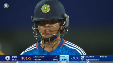 Richa Ghosh makes an impact with 34(28)