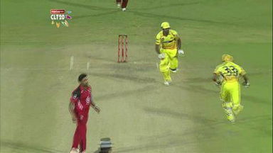 M20: CSK vs T&T –  Subramaniam Badrinath Run Out